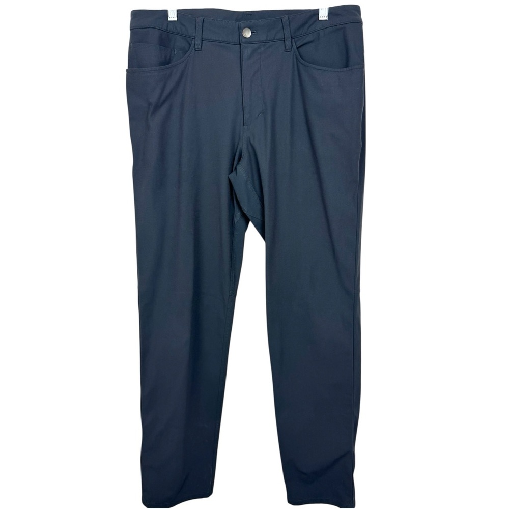 Lululemon mens ABC classic navy blue pants sz 34